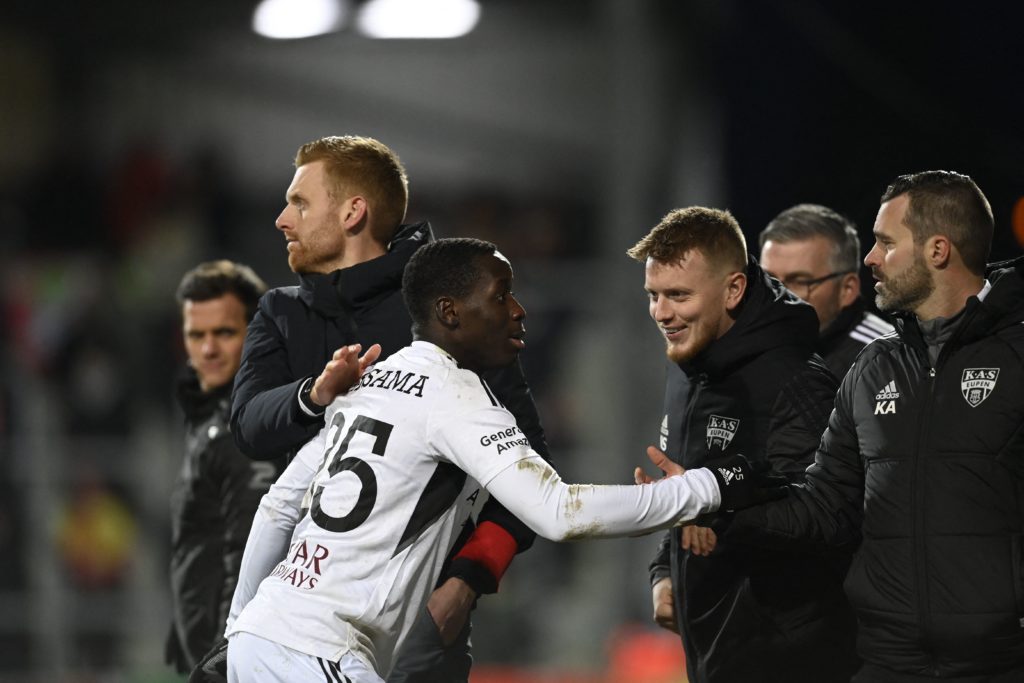 SOCCER JPL D29 KAS EUPEN VS KV OOSTENDE